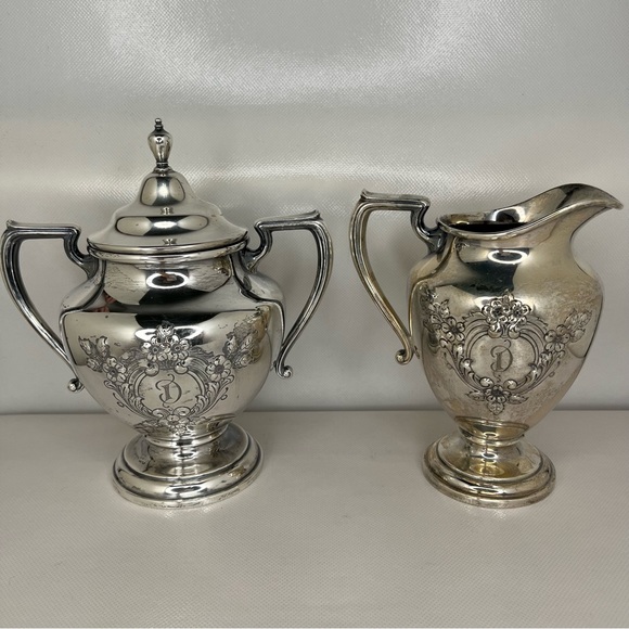 Wallace Dining Antique Wallace Sterling Lynndale Silver Creamer